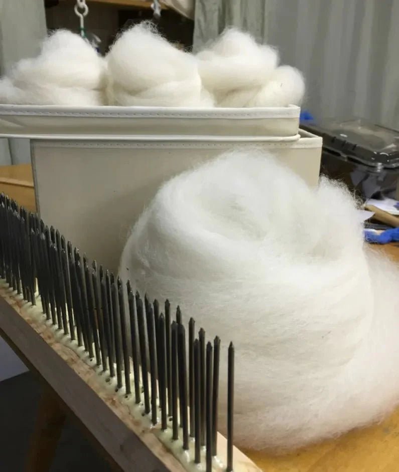 combing fibers for spinning TsoLay Wool Fiber Drum Carding Machine, Manual Wool Machine, Sheep Fleece Drum Carder, Fast Color Mixing, Combing, Spinning, DIY Craft Make Felt Animals, Handmade Enthusiasts : Arts, Crafts & Preparing Fiber to Spin