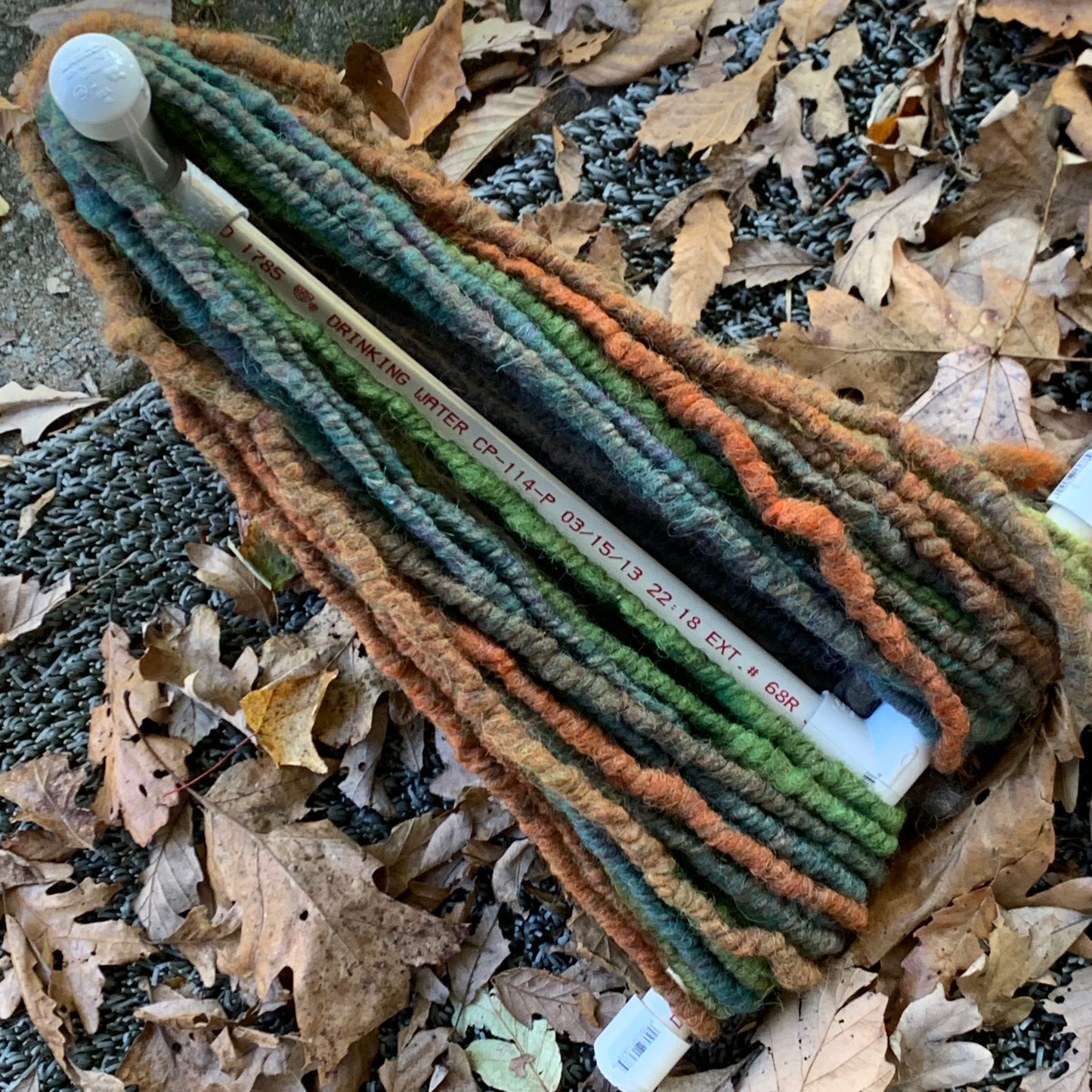 Autumn Leaves Corespun Alpaca Yarn #4 on knitty noddy