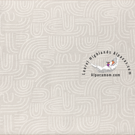 Hammy's "Un - Paper" Cotton Flannel Towels in Contemporary White Arches on Grey - Laurel Highlands Alpacas | AlpacaMom.com