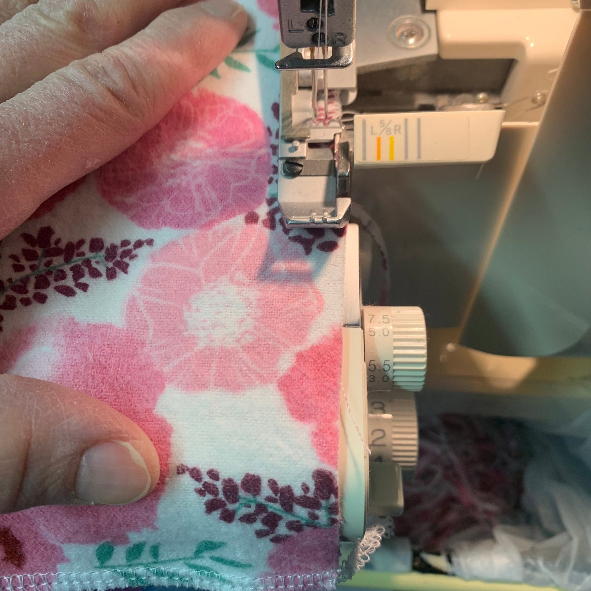 Paris Floral "Un - Paper" Cotton Flannel Towels - Laurel Highlands Alpacas | AlpacaMom.com