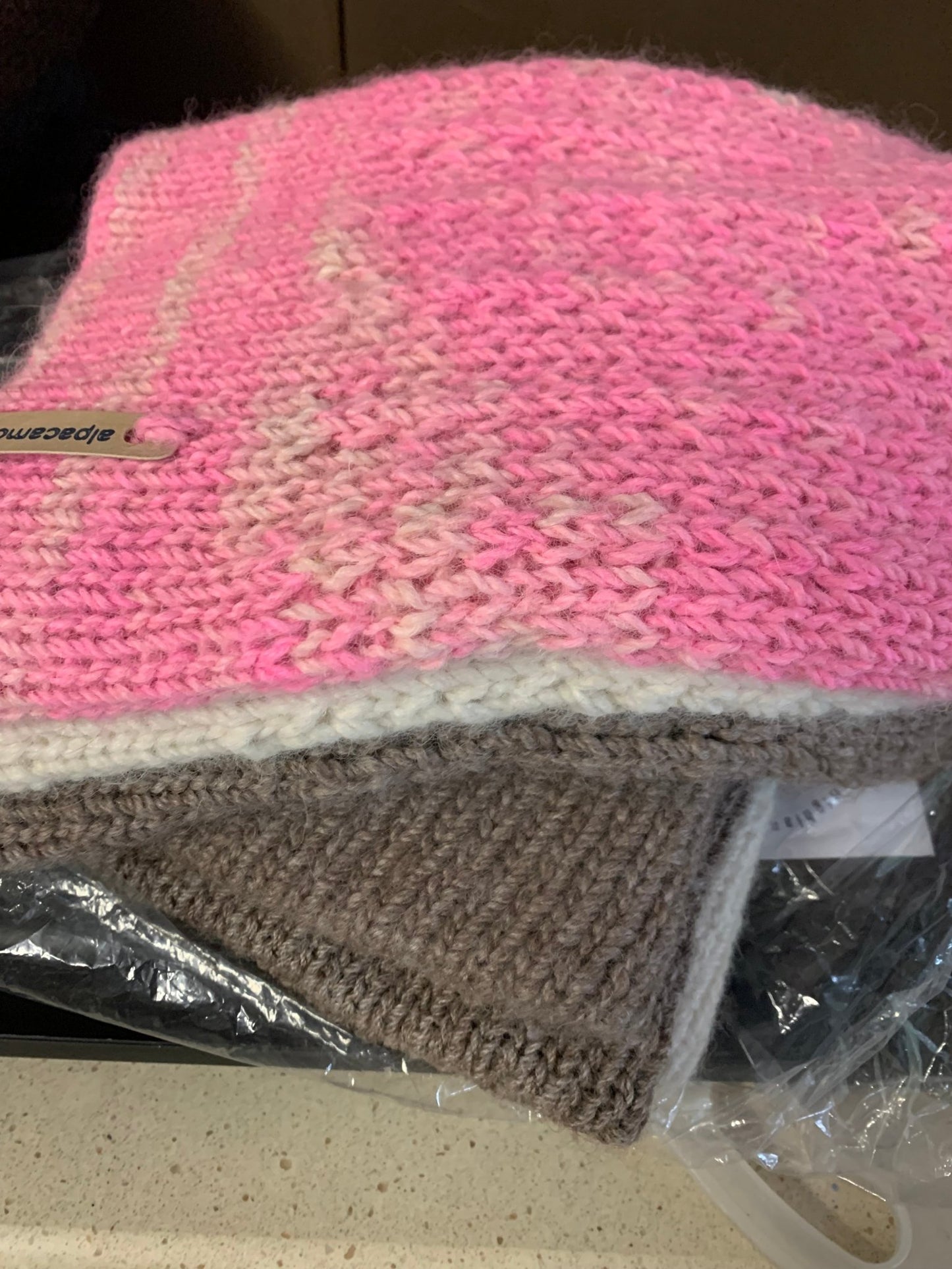 Textured Knitted Alpaca Beanie - Laurel Highlands Alpacas | AlpacaMom.com