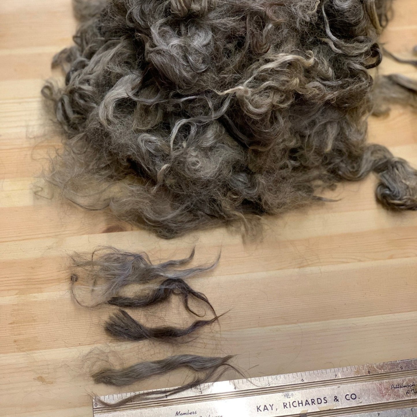 Washed Suri Alpaca Fiber Bundle - Laurel Highlands Alpacas | AlpacaMom.com