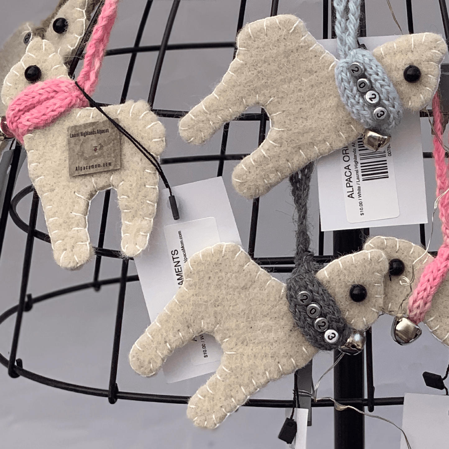 ALPACA ORNAMENTS - Laurel Highlands Alpacas | AlpacaMom.com