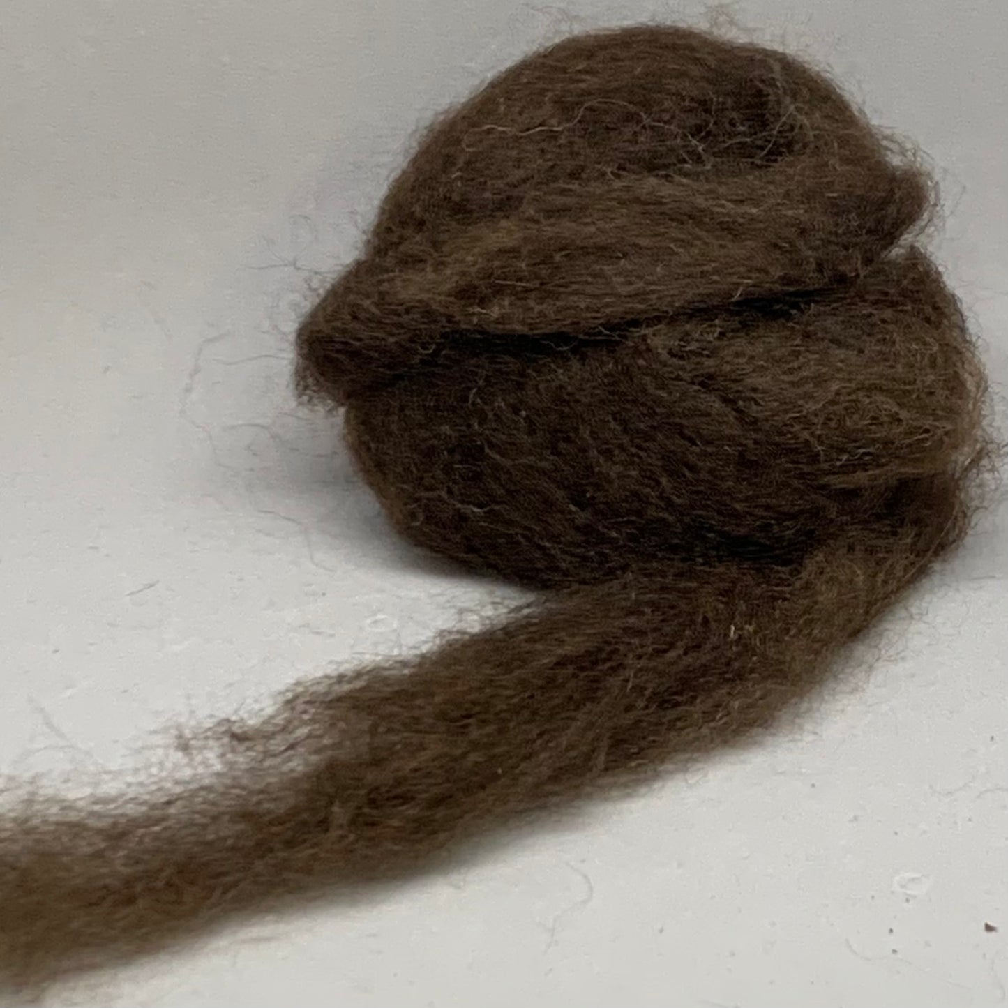 Dark Brown Alpaca Roving