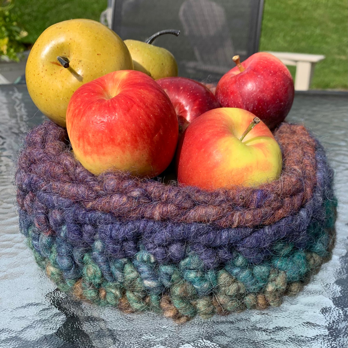 Corespun Alpaca Crochet Basket