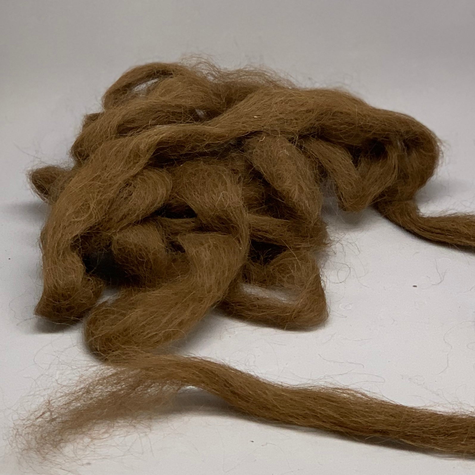 Light Brown Alpaca Roving - Laurel Highlands Alpacas | AlpacaMom.com