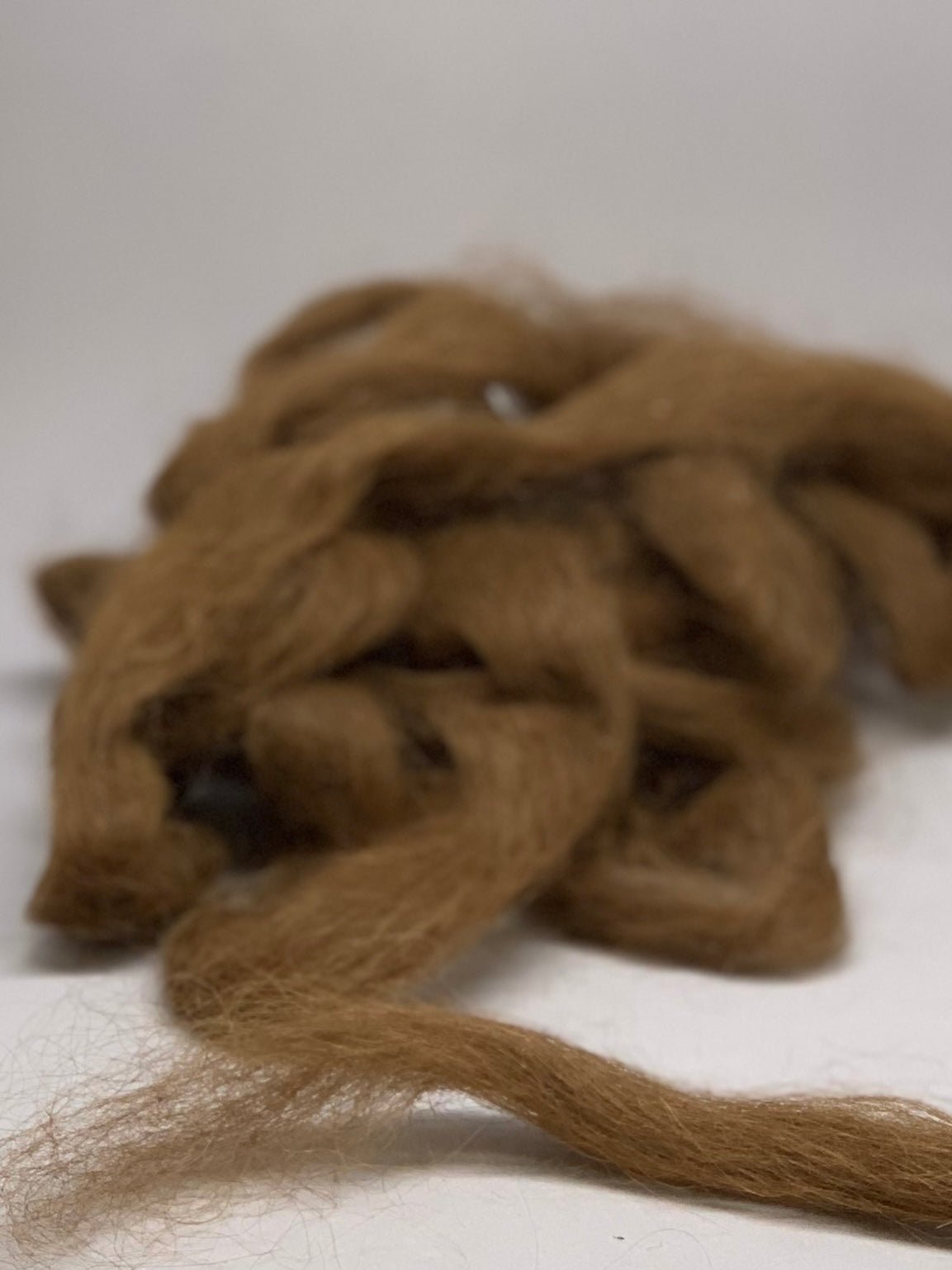 Light Brown Alpaca Roving - Laurel Highlands Alpacas | AlpacaMom.com