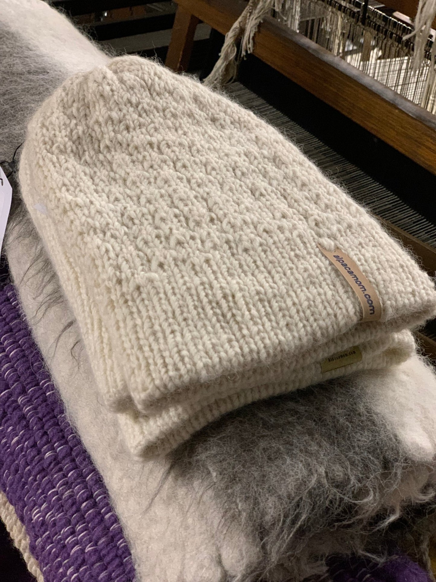 White 2 Ply Alpaca Sport Weight Yarn (Hamilton) - Laurel Highlands Alpacas | AlpacaMom.com