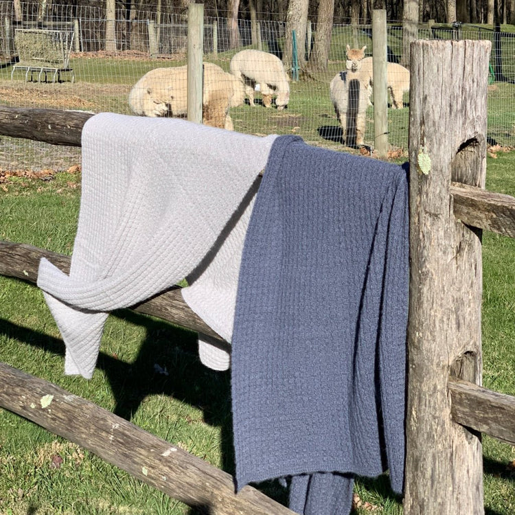 Alpaca Scarves and Shawls - Laurel Highlands Alpacas | AlpacaMom.com