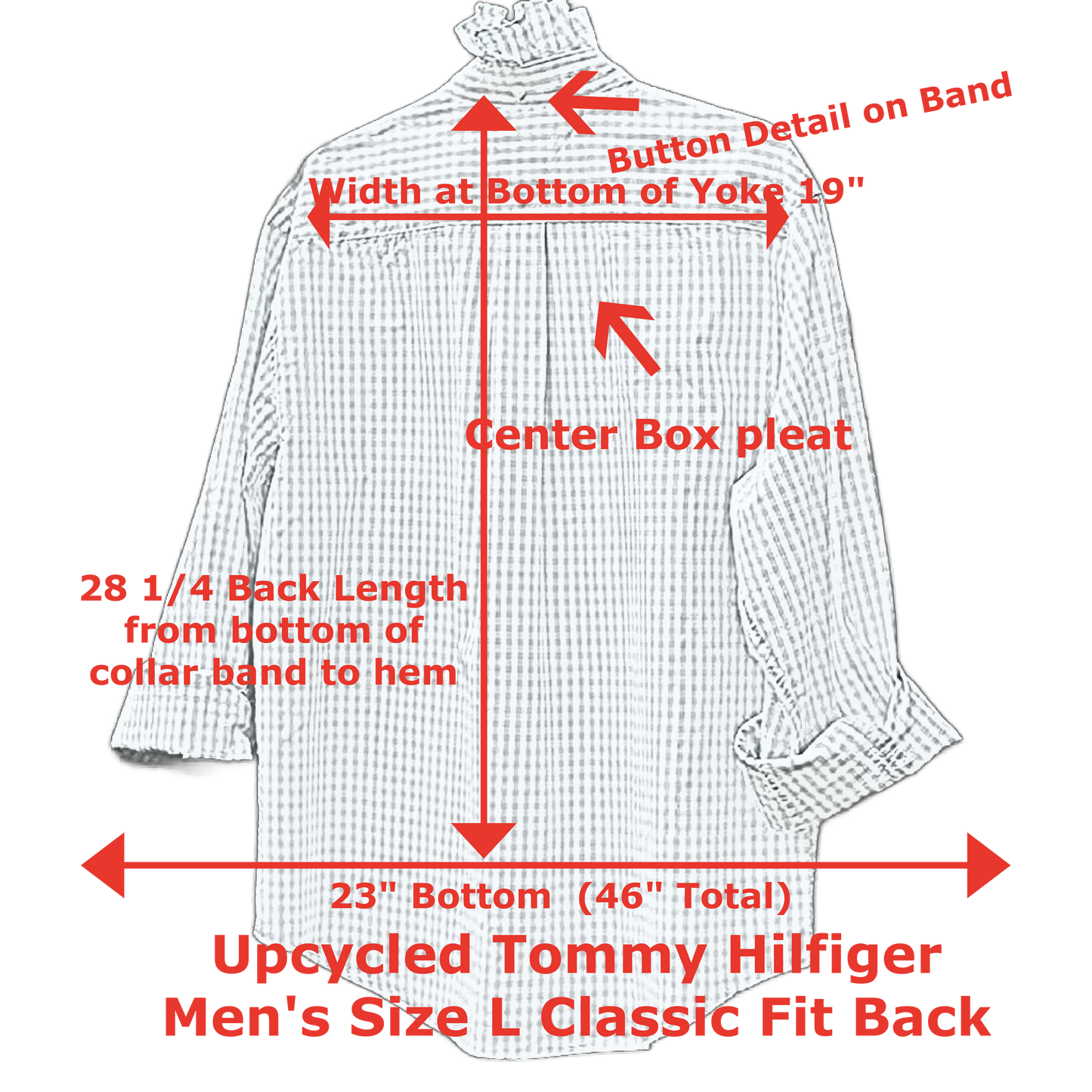 Angelica Up-Cycled Ruffled Collar Shirt