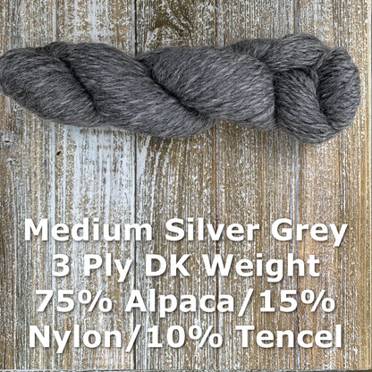 3 Ply 75% Alpaca/15% Nylon/10% Tencel DK Weight Yarn - Laurel Highlands Alpacas | AlpacaMom.com