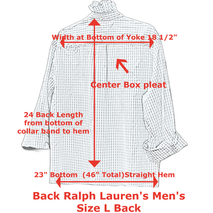Alex's Ralph Lauren Upcycled Ruffled Collar Shirt