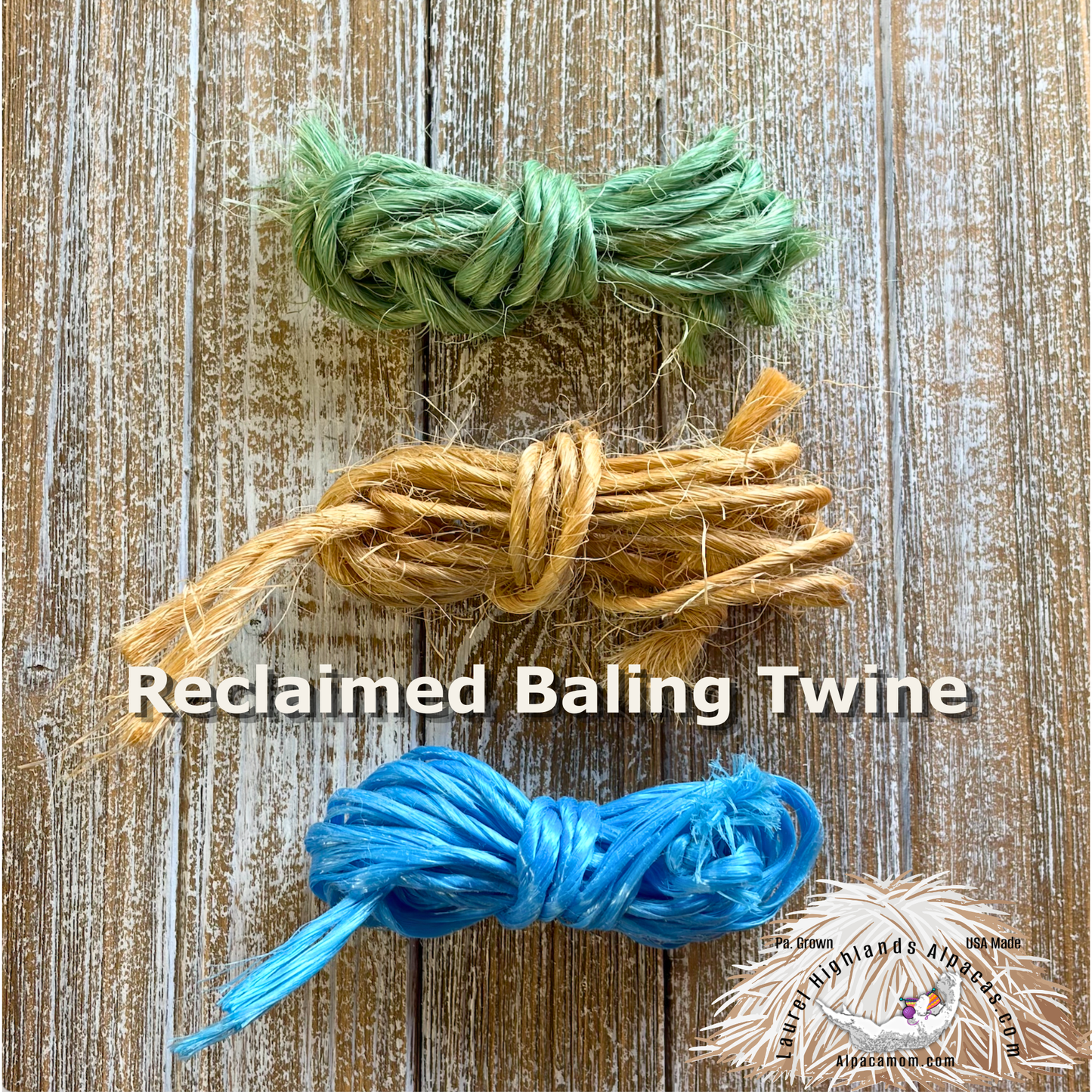 Reclaimed Farm Baling Twine-From Our Hayfields to Your Hands