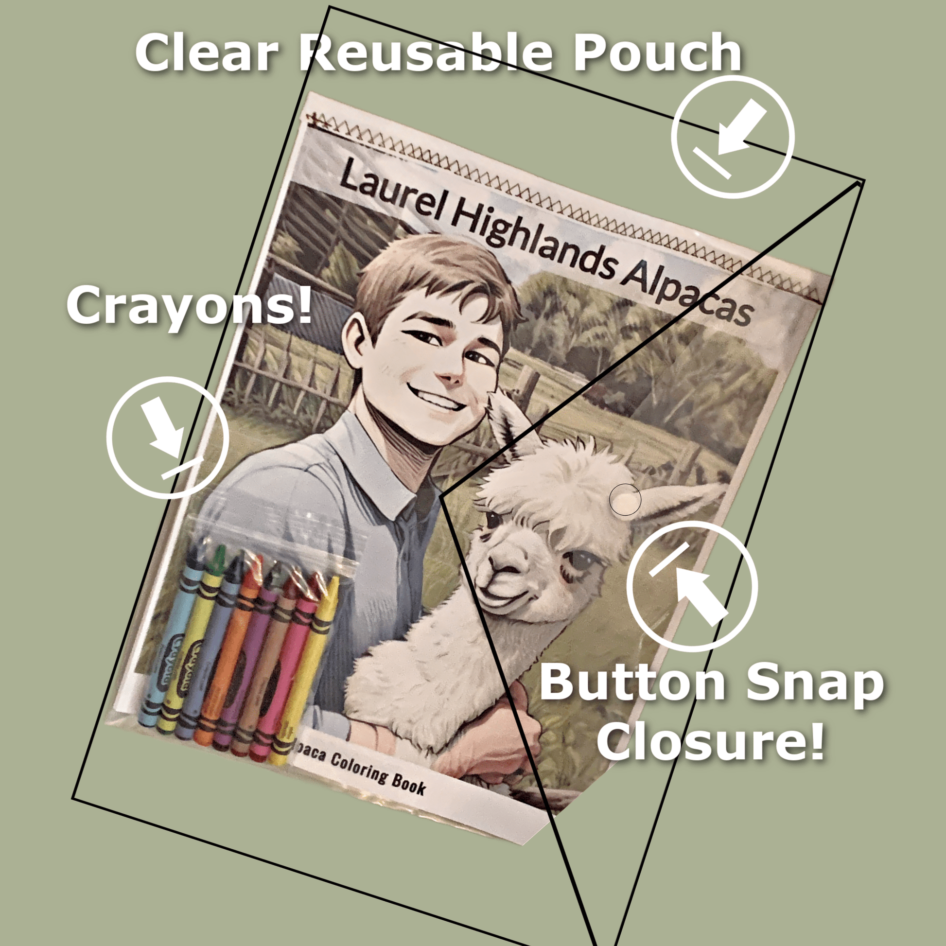 Alpaca Coloring Book - Laurel Highlands Alpacas | AlpacaMom.com