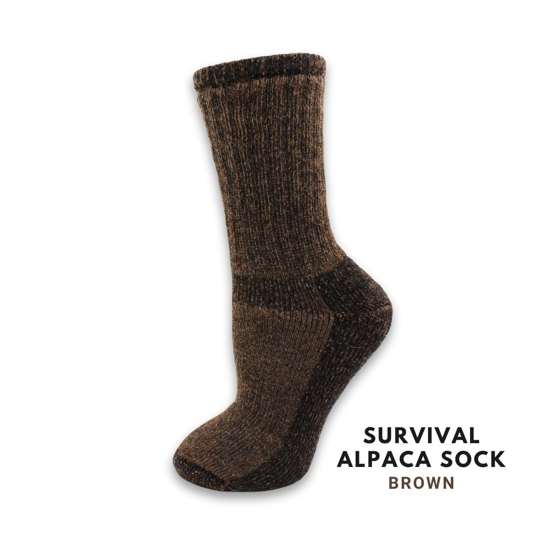 Alpaca Crew Survival Sock - Laurel Highlands Alpacas | AlpacaMom.com