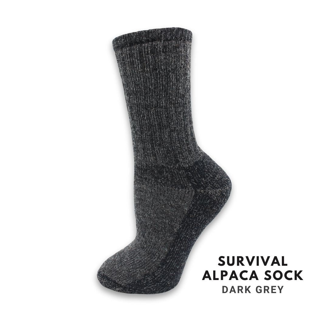 Alpaca Crew Survival Sock - Laurel Highlands Alpacas | AlpacaMom.com