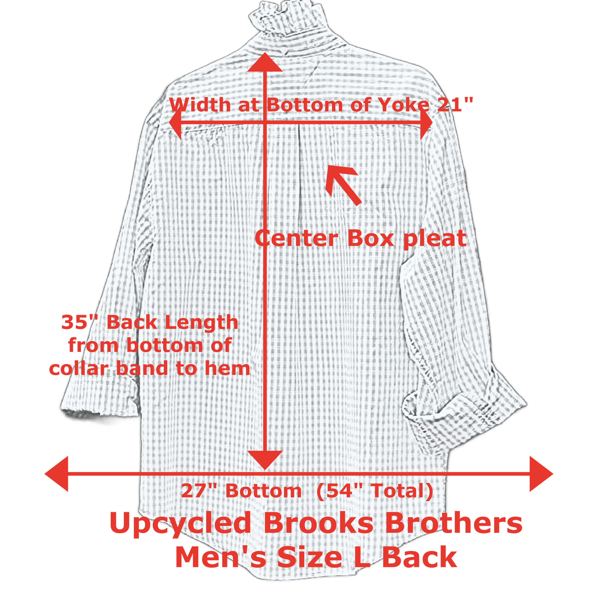 Fresh Pink and White Madison Up-Cycled Ruffled Collar Shirt - Laurel Highlands Alpacas | AlpacaMom.com