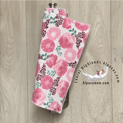 Hammy's "Un - Paper" Cotton Flannel Towels in Paris Floral - Laurel Highlands Alpacas | AlpacaMom.com
