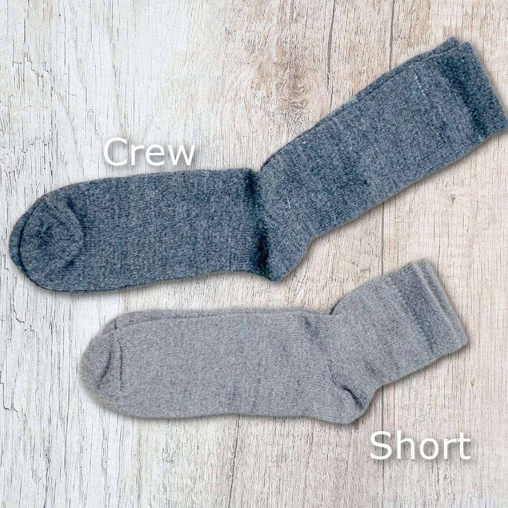 Lightweight Short Alpaca Socks - Laurel Highlands Alpacas | AlpacaMom.com