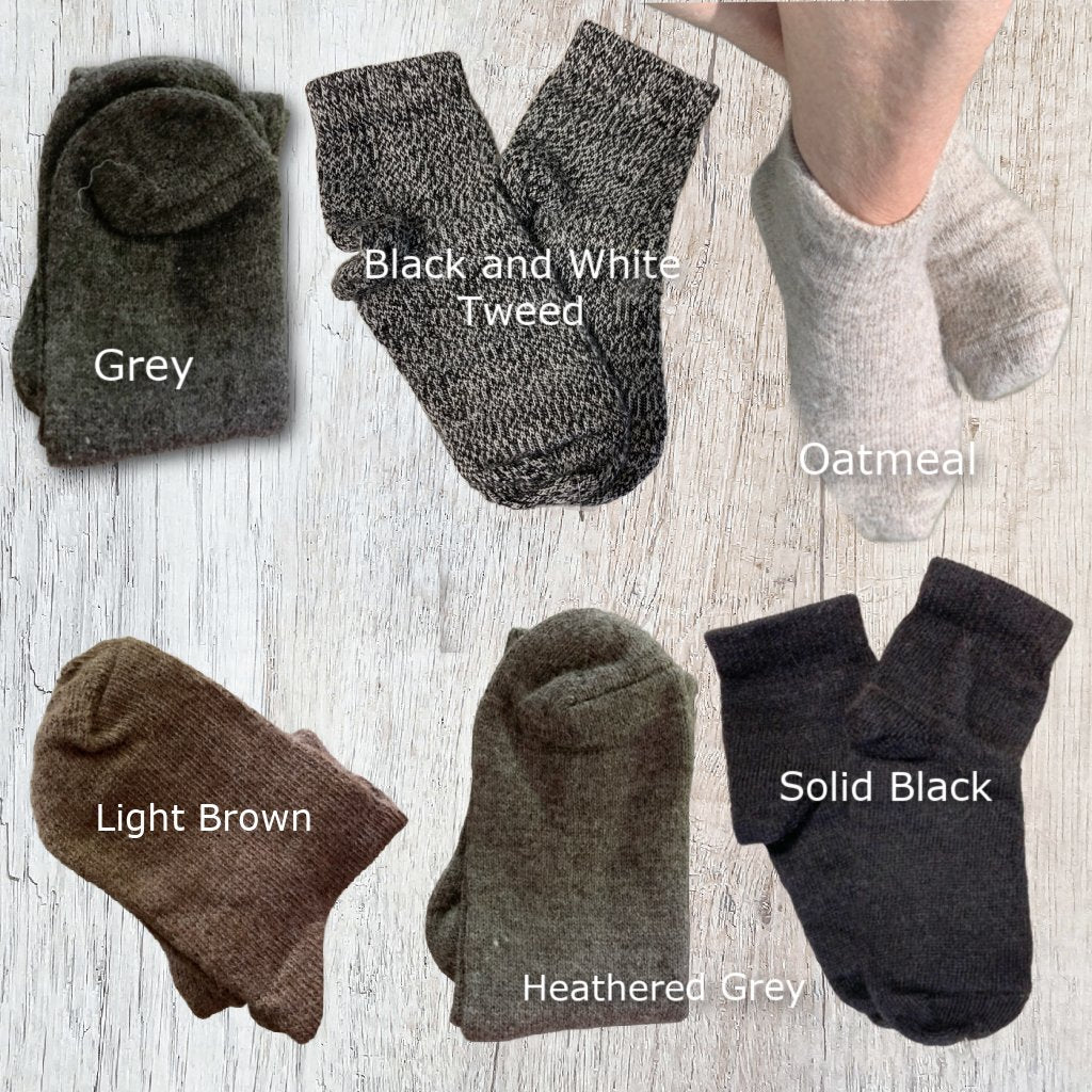 Lightweight Short Alpaca Socks - Laurel Highlands Alpacas | AlpacaMom.com