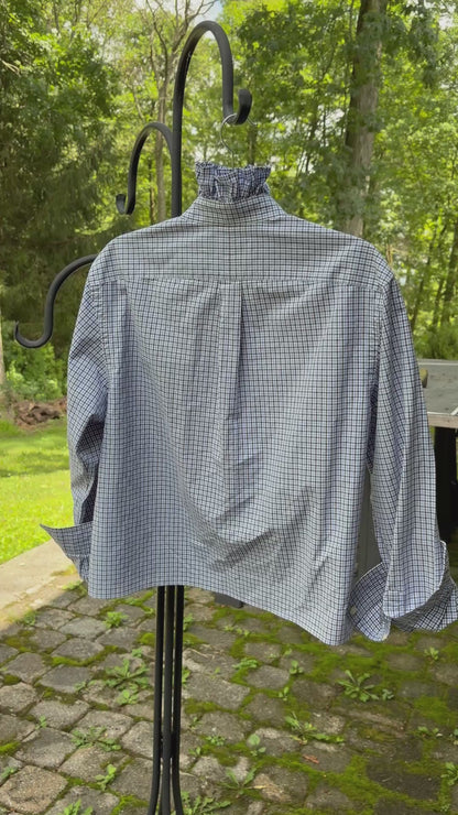 Alex's Ralph Lauren Upcycled Ruffled Collar Shirt