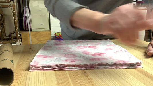 Hammy's "Un-Paper" Cotton Flannel Towels-Whales on Grey Background