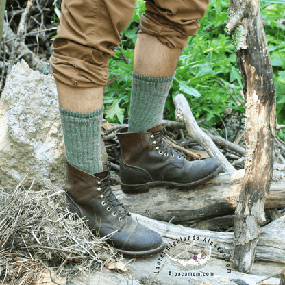 The Weekender Alpaca Boot Sock - Laurel Highlands Alpacas | AlpacaMom.com
