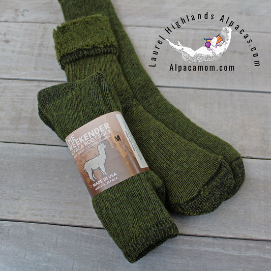 The Weekender Alpaca Boot Sock - Laurel Highlands Alpacas | AlpacaMom.com