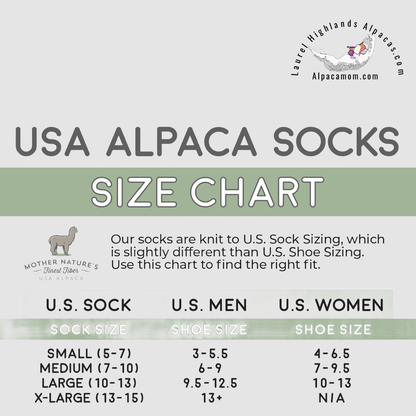The Weekender Alpaca Boot Sock - Laurel Highlands Alpacas | AlpacaMom.com