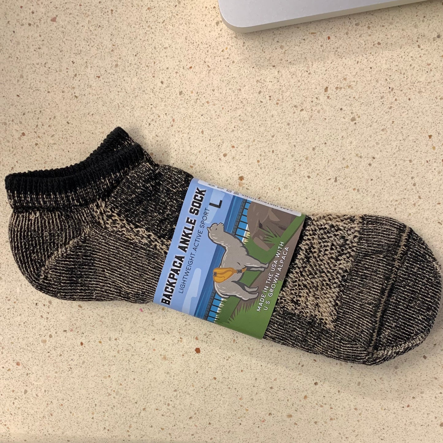 Alpaca Backpaca Ankle Sock