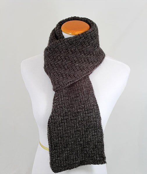 Herringbone Alpaca Scarf - Laurel Highlands Alpacas | AlpacaMom.com