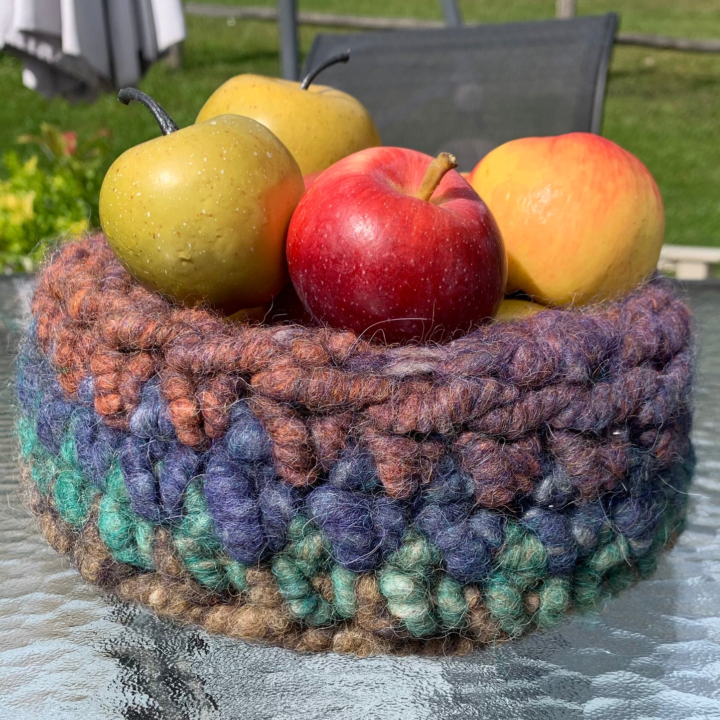 Corespun Alpaca Crochet Basket